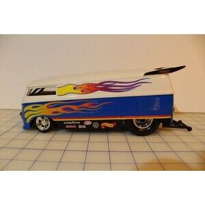4 Mattel Hot Wheels Collectibles 1999 Customized VW Drag Bus 1:18 Scale